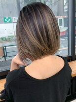 アイティー バイ アルバム 中野店(IT by ALBUM)&nbsp;バレイヤージュ_ショコラアッシュヘルシースタイル_ba410482