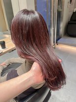 ガリカ 横浜(Gallica) 【minami】大人フェミニン透け感ピンクブラウン/ブリーチなし