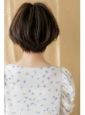 ミルクティーアッシュくせ毛風マッシュパーマY越谷30代40代50代