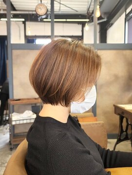 ベレッタ 枚方店(veretta.) 小顔見えばっちりショート/丸みショート/ショートボブ/ミニボブ