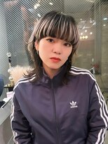 ロコスピアーズ(ROCO SPEARZ)&nbsp;重めワイドバング　ウルフ　ハイライト