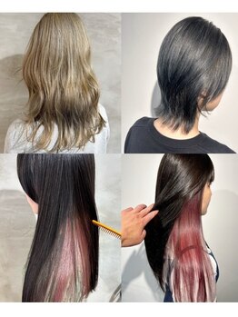 カラーアンドケアリタ(color&care Lita)の写真/【市川駅徒歩3分★21時迄営業】"アディクシー・イルミナ等取扱い"抜群の透明感で魅せる外国人風Colorに…♪