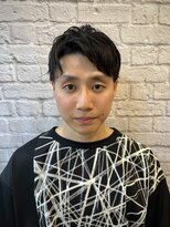 ヘアサロン 銀座マツナガ新宿店(hair salon)&nbsp;王道ツーブロアップバングショートスタイル【新宿/理容室】