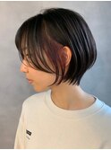 オフィスカラーに♪パープル×イヤリングカラー