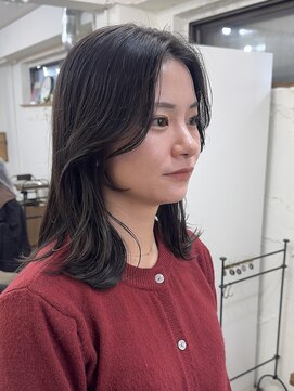 シエン 恵比寿(CIEN) 外ハネ/フェイスレイヤー/顔まわりカット/韓国ミディアム/