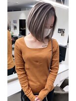 キング(K!ng)&nbsp;縮毛矯正髪質改善ハイライトレイヤーカット枚方美容室エクステ