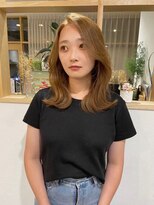 メルク ユニ(merc.uni)&nbsp;モテ髪まろみカラー/大人フェミニン/抜け感ロング/小顔カット