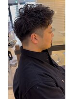 スタイル 成城学園前(STYLE) ショートアップバング×ニュアンスパーマ