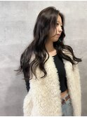 【坂本】ロング×ヌーディーブラウン×マグネットカラー