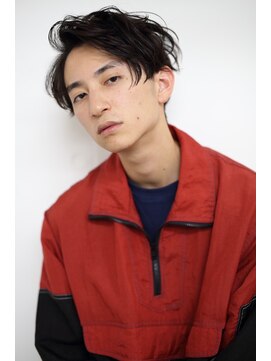 アワーズ 南青山(Our's) ブルーブラック/フェザーパーマ/スパイキーショート[南青山]