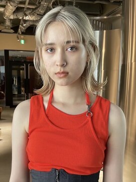 スクリーン(SCREEN) ホワイトグレージュ/デジタルパーマ/チェリーブラウン/三宮/元町