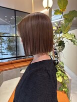 ベック ヘアサロン(BEKKU hair salon)&nbsp;大人可愛い切りっぱなしボブ☆[ショート/ボブ/メンズ/髪質改善]