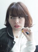 【BOTANIUM by Rr SALON】艶暖色ショコラブラウン×外ハネボブ☆