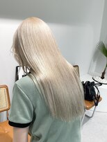 ミーム 原宿 表参道(meme)&nbsp;◎ブロンドハイトーンカラーデザインカラーアンブレラカラー金髪