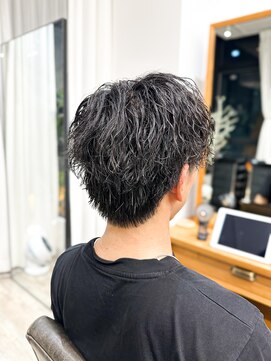 セイドット フクオカ(Say.FUKUOKA) 【メンズ★大名】ツイストスパイラルパーマ×センターパート