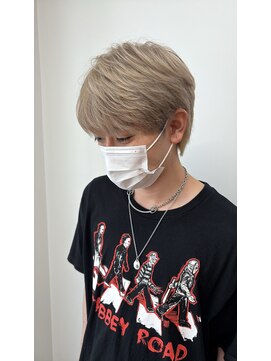 グローバルヘアー バランス(global hair BALANCE) 10代/20代/ハイトーンベージュ/ホワイトカラー/メンズハイトーン