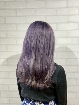 ビス ヘア アンド ビューティー 西新井店(Vis Hair＆Beauty) 20代30代透明感◎ブリーチカラー×ラベンダーアッシュ
