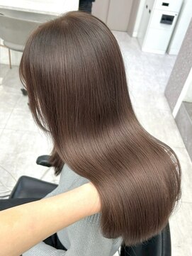 アマトウキョウスマートサロン(AMA TOKYO×Smart Salon) オリーブグレージュ  グレージュ  赤み消しカラー