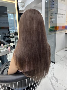ラピス 渋谷本店(Lapis) ココアミルクティー/髪質改善/レイヤーカット/シールエクステ