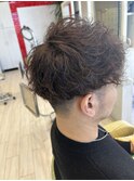 ツイストスパイラルパーマツイスパパーマメンズマッシュ