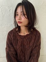 カナモ(Canamo)&nbsp;レイヤーカット/ミディアムレイヤー/ココアブラウン/暗髪