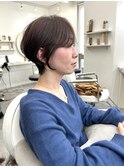 大人かわいいショートボブ