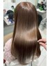 【美髪習慣/色持ち◎】髪質改善カラー全体＋トリートメント　￥12600→￥8820