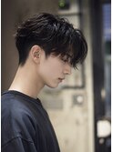 【セットが簡単！】センターパート/ニュアンスパーマ