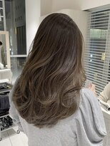 ザック 銀座(ZACC GINZA) 透明感グレージュ/ロングレイヤー/ブリーチなし/髪質改善