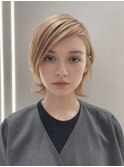 ナチュラルショートウルフ