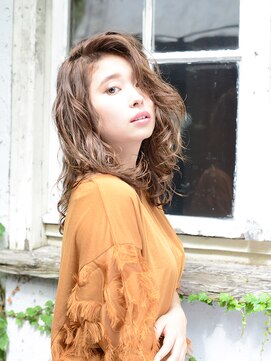 アース 三木店(HAIR & MAKE EARTH) レディなひし型ウェーブミディ【EARTH三木店】