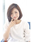 大人可愛い☆ボブナチュラルストレート