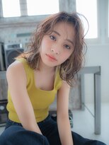 ヘアー アークス 上大岡店(hair ARKS)&nbsp;ウルフ風セミロング×インナーカラーARKS上大岡