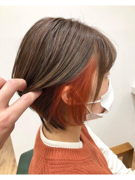 アクルヘアーバイテソロ(AKUR hair by tesoro) インナーオレンジ