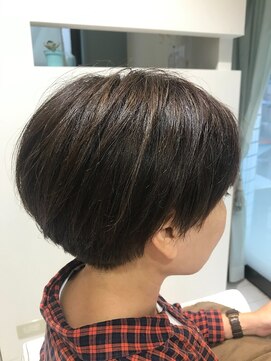ヘアアンドネイルイミュン(Hair&Nail immune) .刈上げ大人マッシュ 30代40代50代 藤沢　カラーで髪質改善