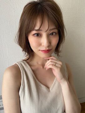 クラン(clan) 前下がりボブ/モテ髪カタログ/小顔に見せるヘア/前髪カット