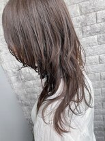 リアイス(Re:ICE) ミニウルフ/くすみブルー/流れるレイヤー/インナーハイライト