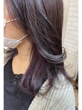 ギフト ヘアー サロン(gift hair salon) 【インナーパープル】