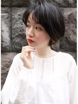 モリオ フロム ロンドン サッポロファクトリー店(morio FROM LONDON) 【morio札幌】札幌ショート　大人かわいい黒髪ショートボブ