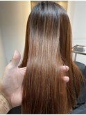 ◇髪質改善 酸性ストレート ロング