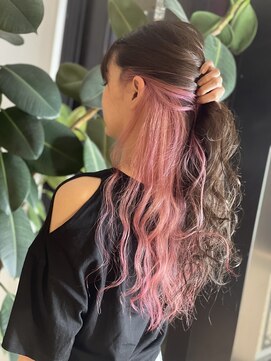 ヘアーローラン 横浜(hair LORAN yokohama) ピンクインナー