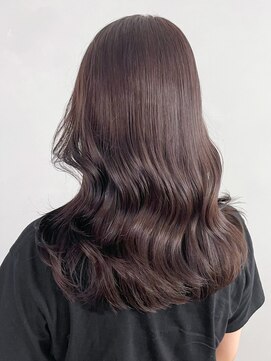 アイティーバイアルバム 八王子店(IT by ALBUM) ラベンダーグレージュ_グレージュカラーボブウルフ_ba401981