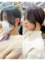 ロンドプロフィール 浦和(Lond profil)&nbsp;韓国前髪顔まわりシースルーレイヤーカット