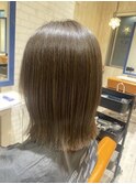 縮毛矯正×ボブ