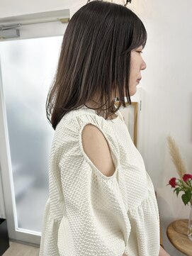 イコ 表参道原宿(ico) グレージュ イルミナカラー 顔まわりレイヤー