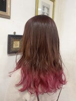 ランプ ヘアー(lamp hair)&nbsp;ピンクグラデーション/lamp 清水