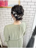 ＊THE  RIRE.  結婚式お呼ばれ×シニヨンアレンジ＊