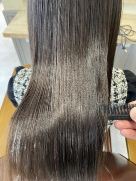 ライツ 富士店(ReiZ) 【ReiZ/富士】極艶☆髪質改善ダークブルージュ