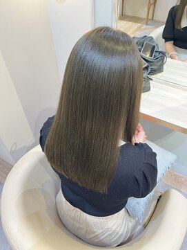 アンド ラ ブランシュ(&.La Blanche) アンブレラカラー/イメチェンスタイル/こなれミディ/髪質改善