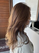 リドル ヘアー 駒生店(Riddle HAIR) ミディアムレイヤーのナチュラルハイライト